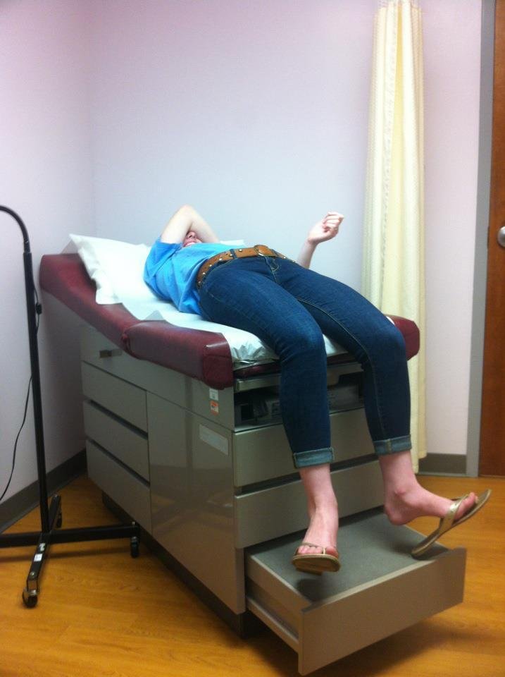 Her finger is not broken after slamming the car door on it.  We were just visiting Uncle Darold. It was a short visit.