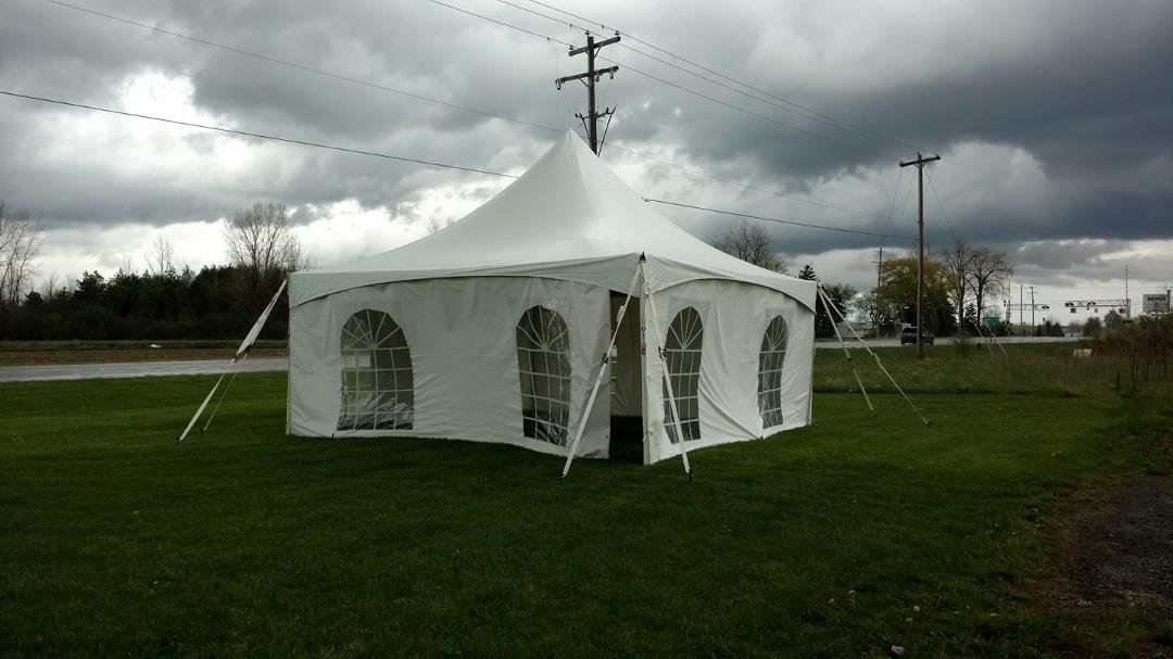Whoop whoop prayer works! Here is our new tent!! Ribs- Chicken- pulled pork sandwich tomorrow. This tent isn't going anywhere!! Thanks to all who helped! Thanks so much to Pat's food center for all your support and kindness