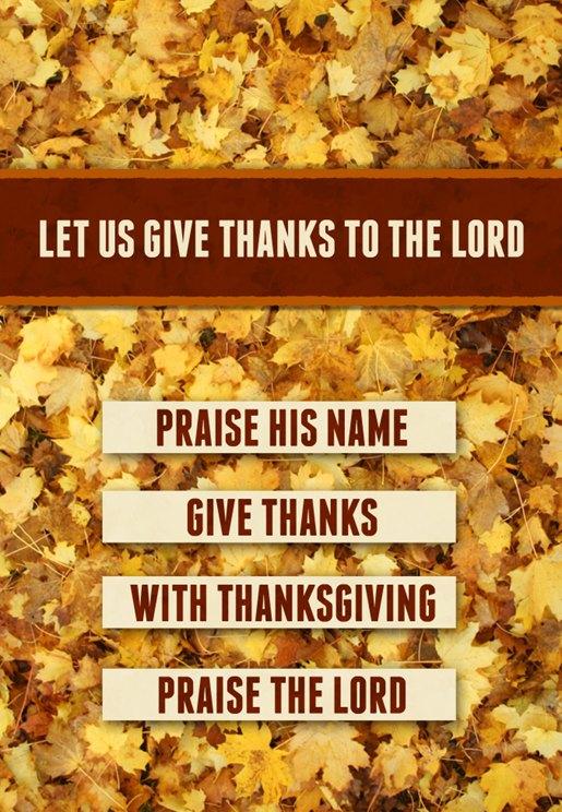 Good morning, fellow Christians and friends from Pastor Larry in Belton SC. Thursday, November 27, 2025
Thanksgiving Day
Will You Take Time Out to Thank God?
Our V