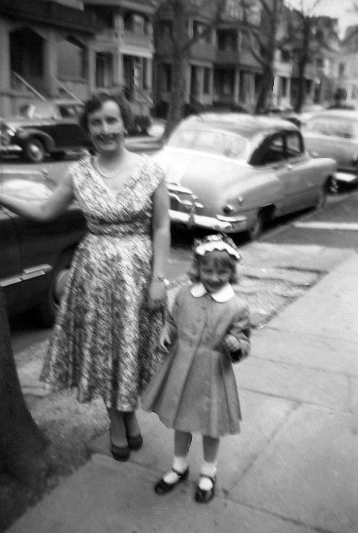 Mary Ellen posing with Aunt Julia