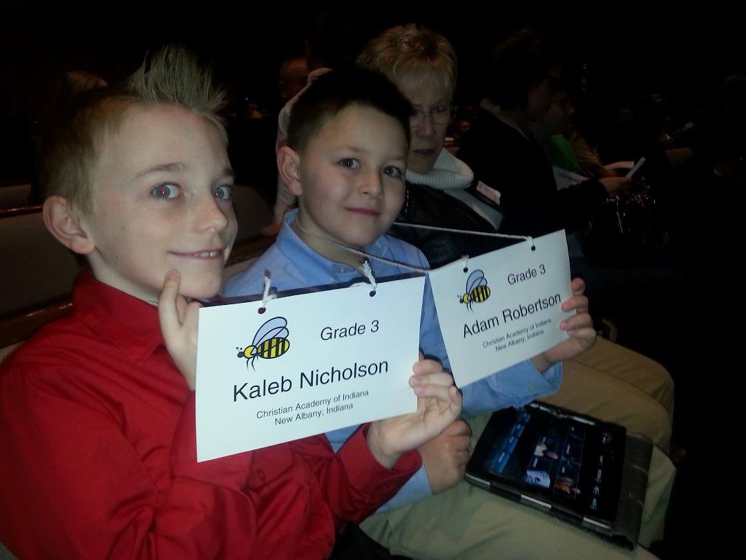 Spelling bee opening ceremony
.