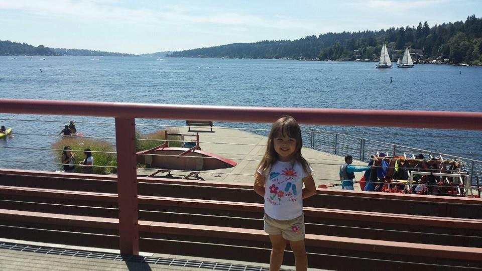 Milla at the beach