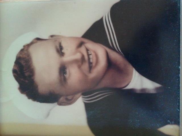 Here is my dad's Navy Pic. Happy Vets day to him