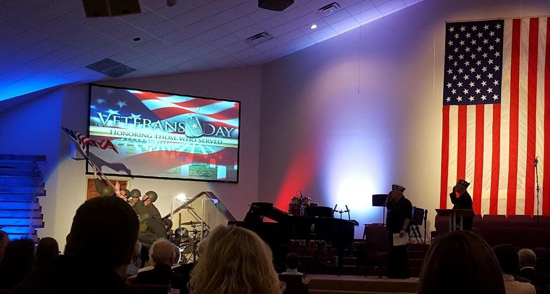 Another moving Veterans Day Service at Centennial Baptist Church. Thank you Veteran's Ministry for the service, message, and meal! But sad to see only one or two WW2 veterans left.