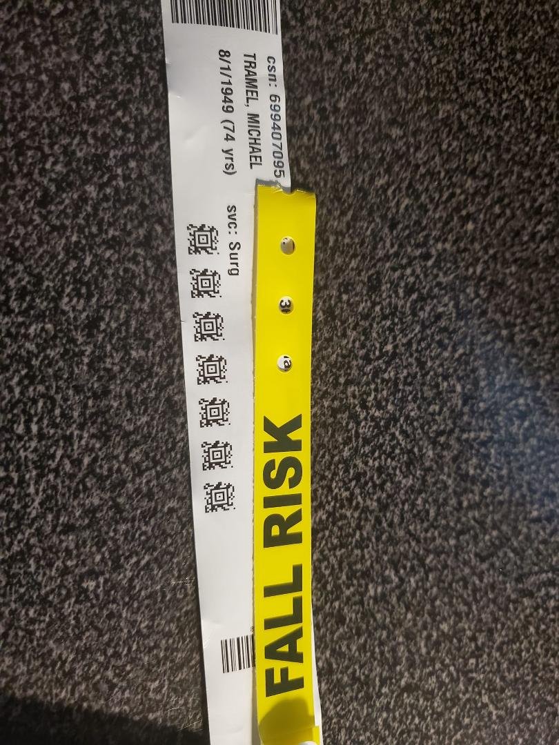 Remnants of my Hospital stay.