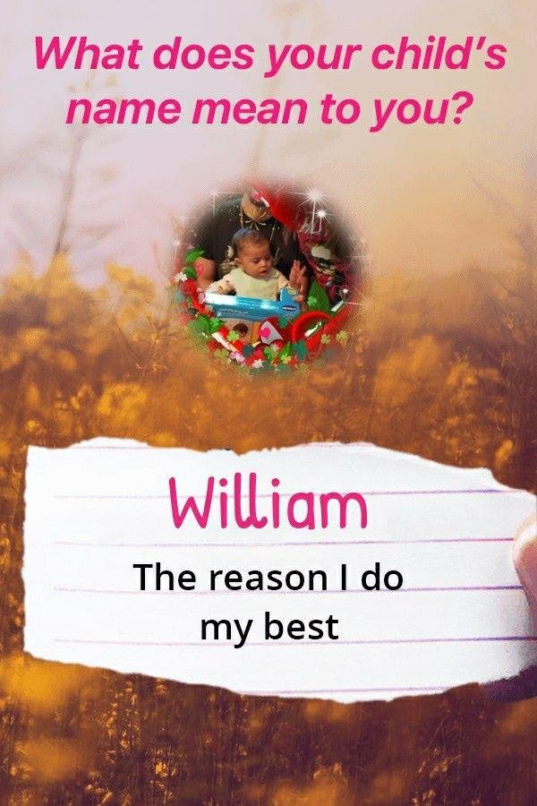 What does your child’s name mean to you? #omg