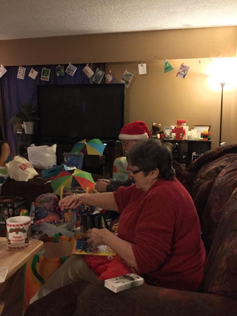 Still working on the Santa presents.
