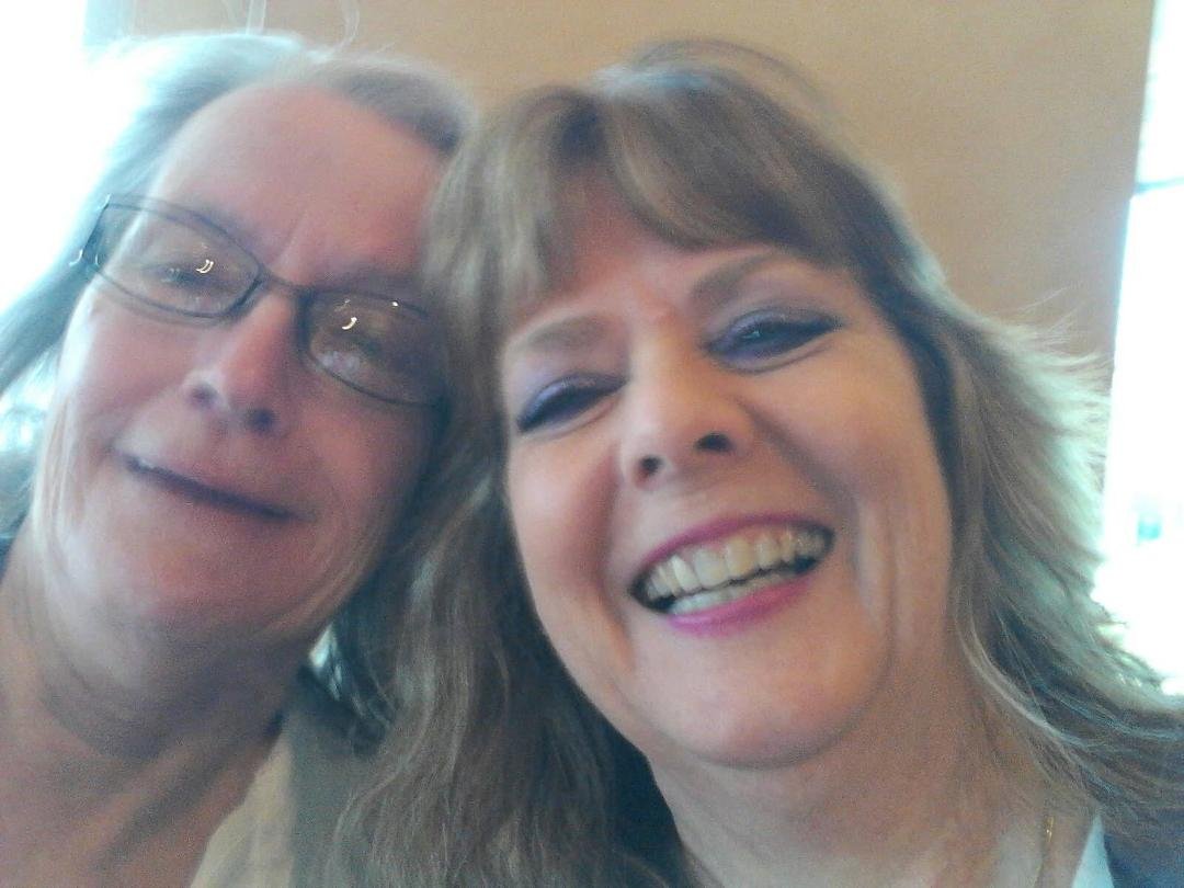 With Nancy Mellette Stewart