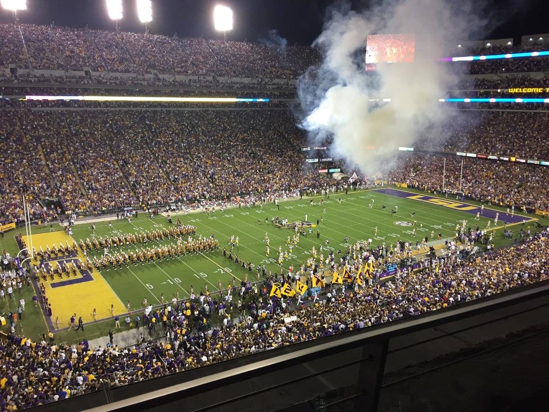 Louisiana on a Saturday night ! LSU vs Bama