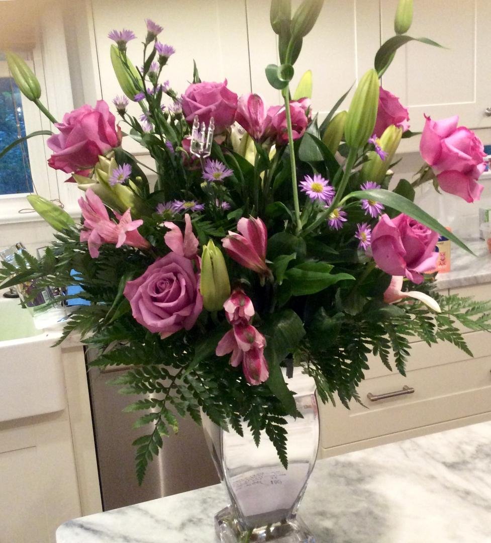 49 years ago today I married the love of my life. The flowers are from my girls they always make the day special. Love my girls
