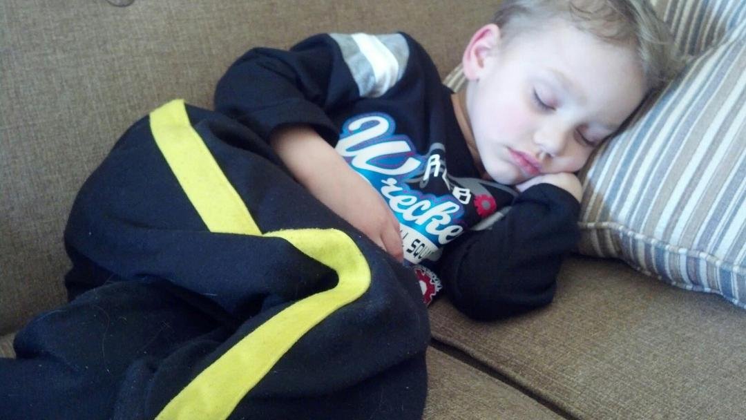 Somebody is tired.