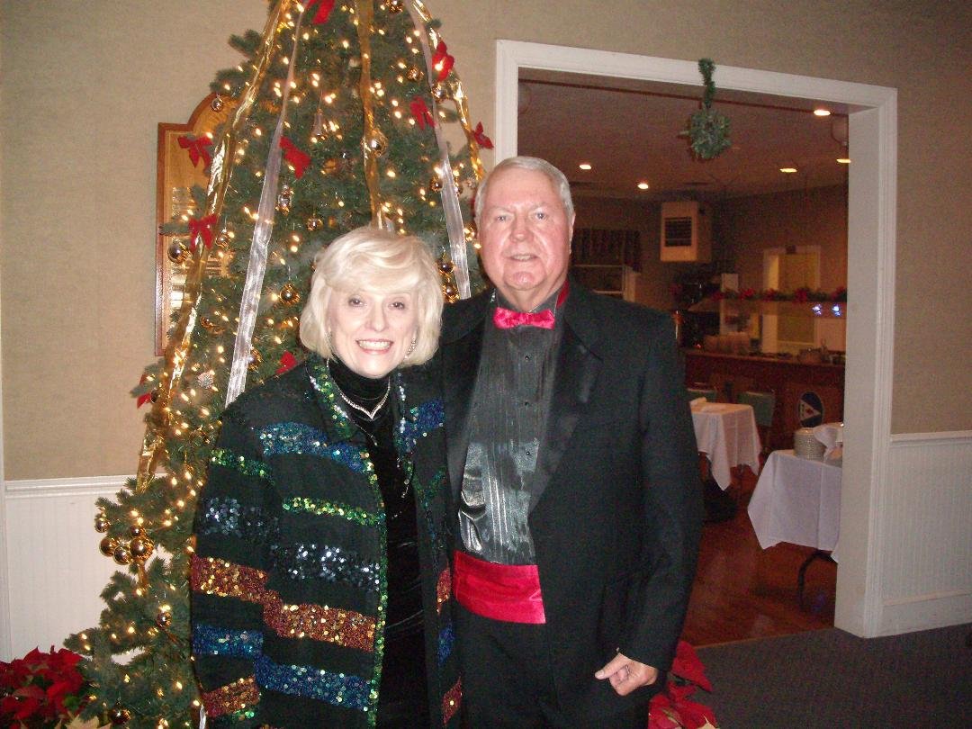 SweetRay and me at the Mathews Lions Club Christmas Party.