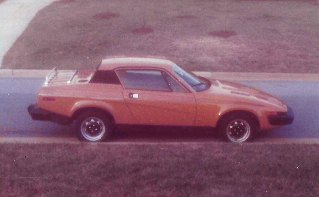 TBT - December 1977.  Poor quality pic of my 1976 Triumph TR7 parked at my parent's house in Winston-Salem. The Shape of Things to Come.  https://www.youtube.com/watch?v=FAg2a-Vwgko