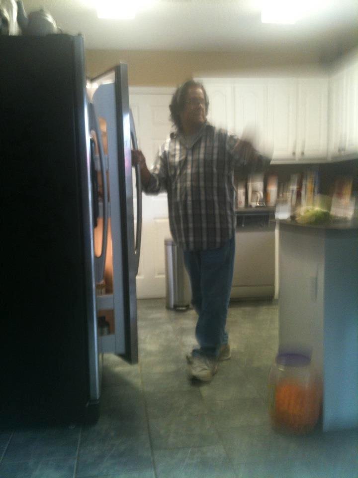 Jimmy fixing breakfast :)