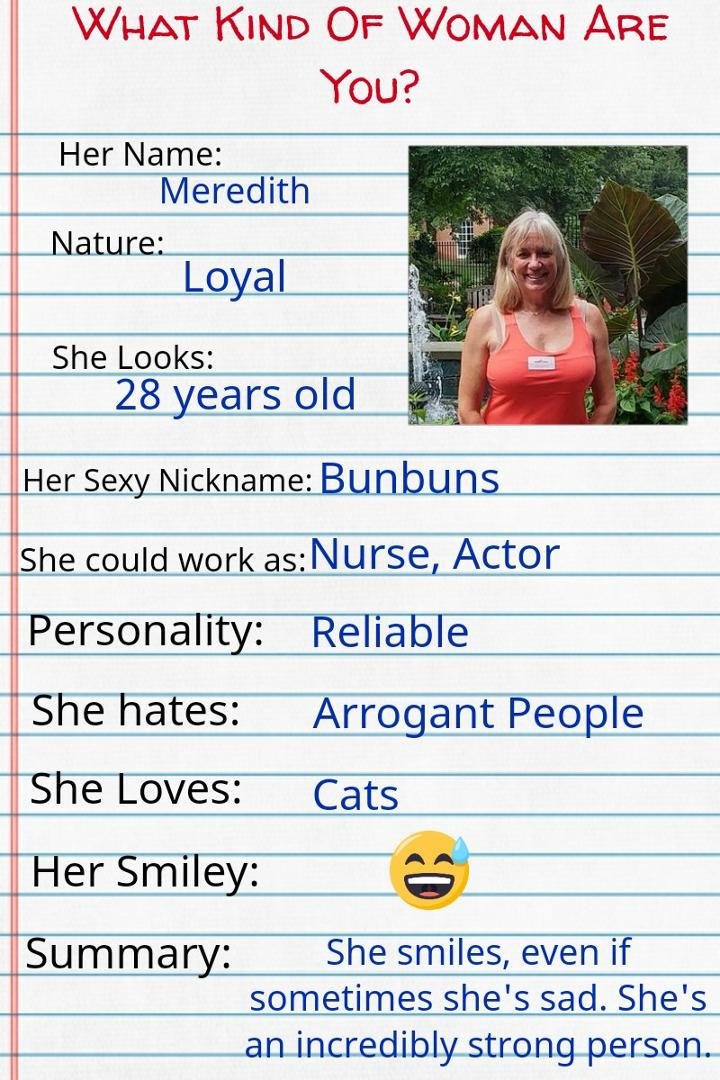 Really??!! Love the nickname!!! ����
