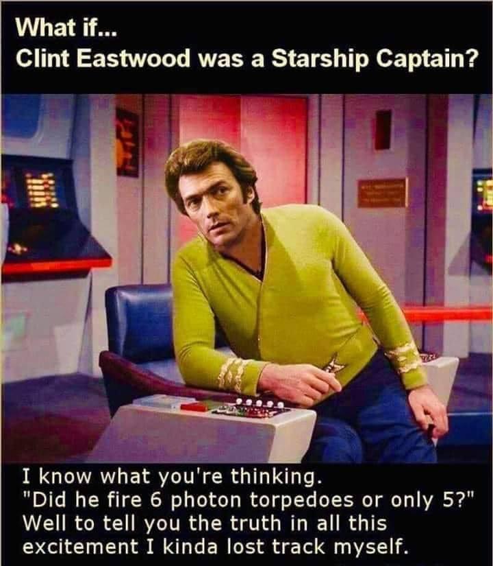 "Do ya feel lucky, punk? Go ahead, Khan, make my day."
