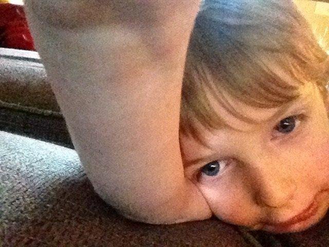 Robert took a selfie this morning... love it.