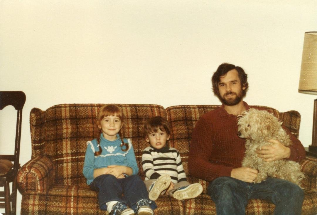 I was going through photos to display at my 70th birthday party and came across this nice photo of you. Get a load of that stud on the right. Your dad looks pretty good too.