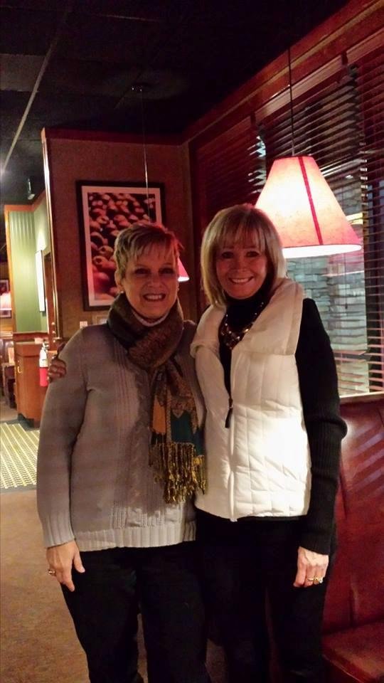 Another pic of us last nite.
Our waiter was so very patient with us asking for pictures!