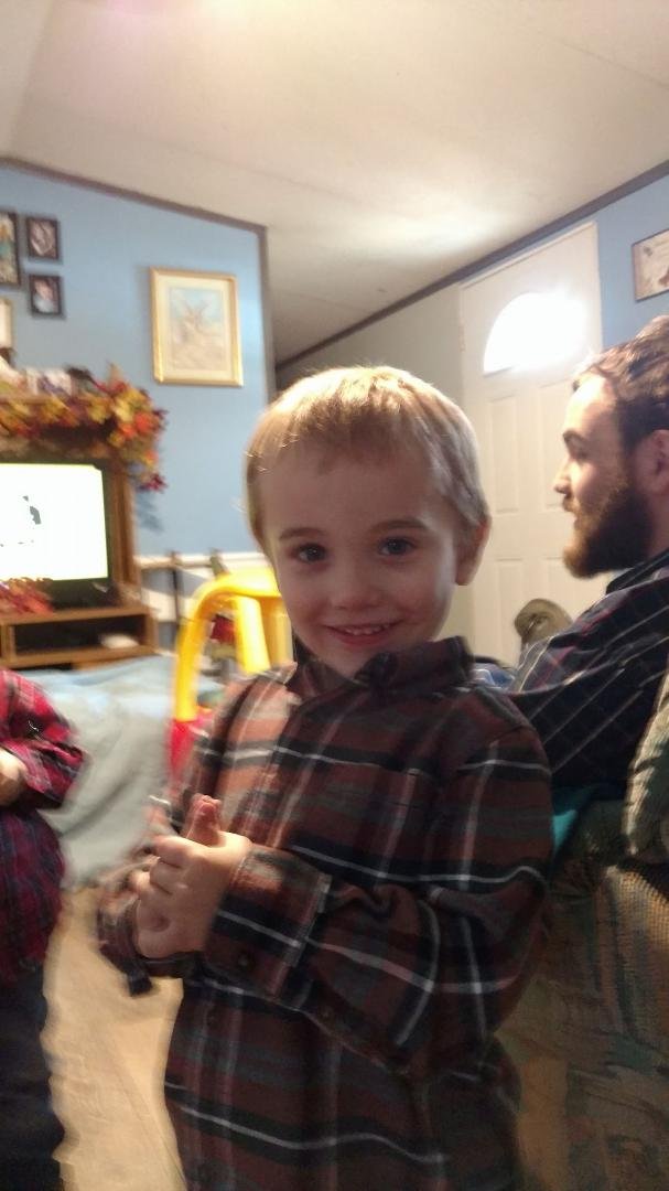The Birthday Boy. 3 years old.