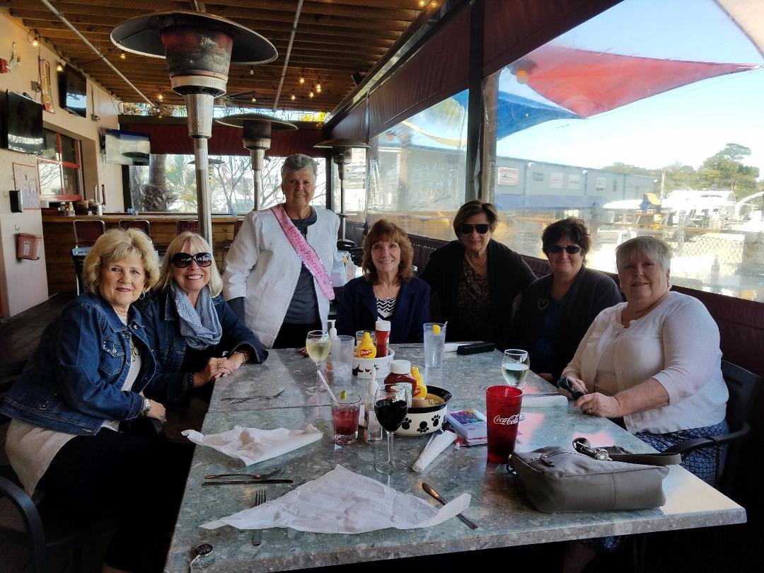 Wishing Anita and Pauline a Happy Birthday with the "Bitches from the Hood". Great time at the Old Salty Dog