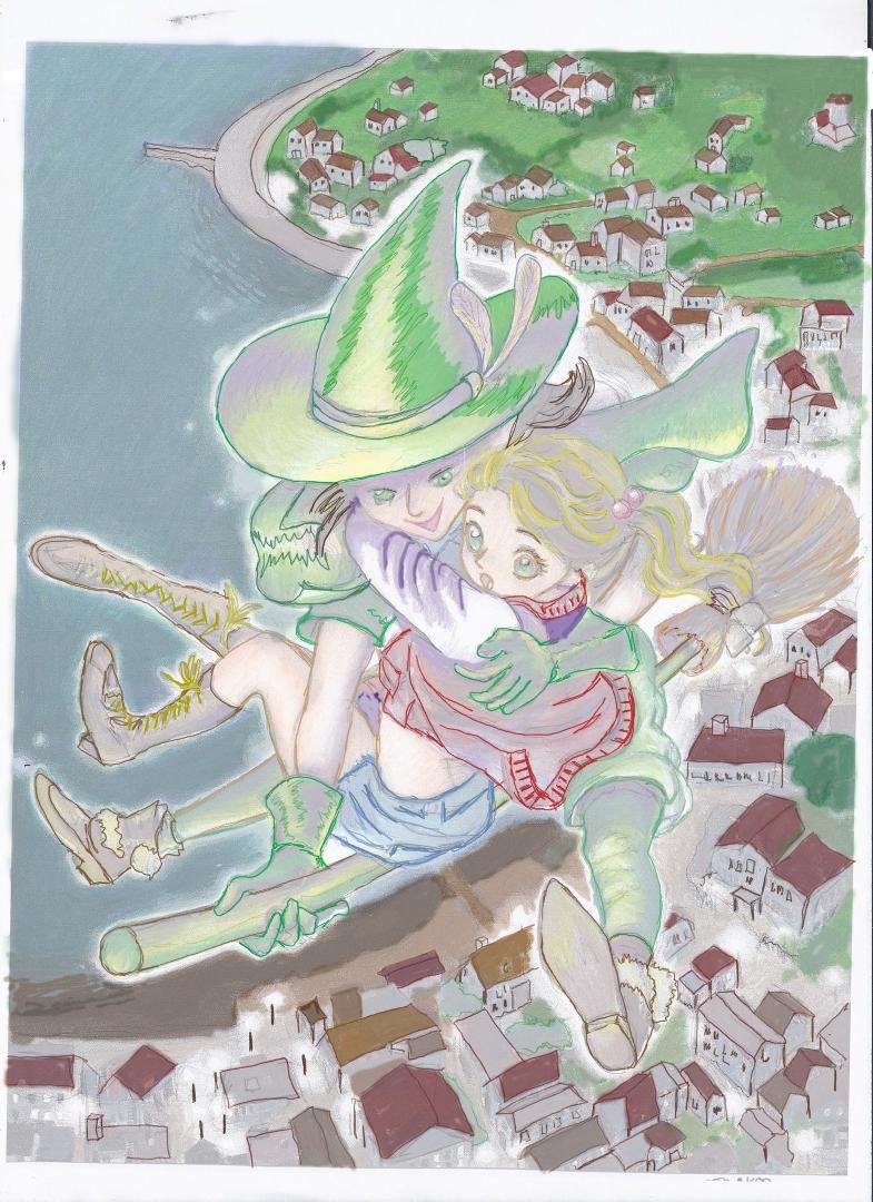 peter pan express...digital drawing...wacom tablet..in progress
