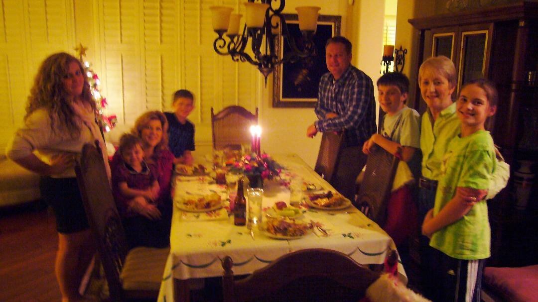 Christmas Dinner at our house.