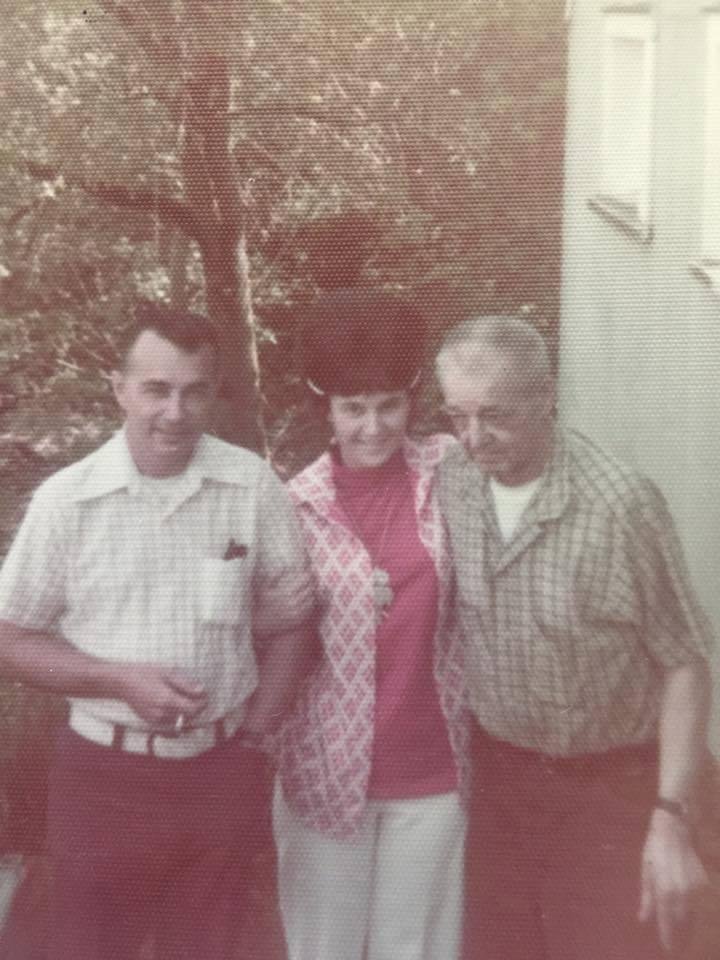 my dad, sis and I before he passed on.