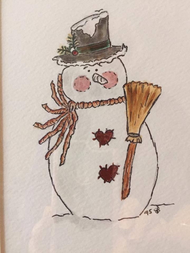 Frosty the Snowman! I did this in 1995! Carol Bloch do you remember this?