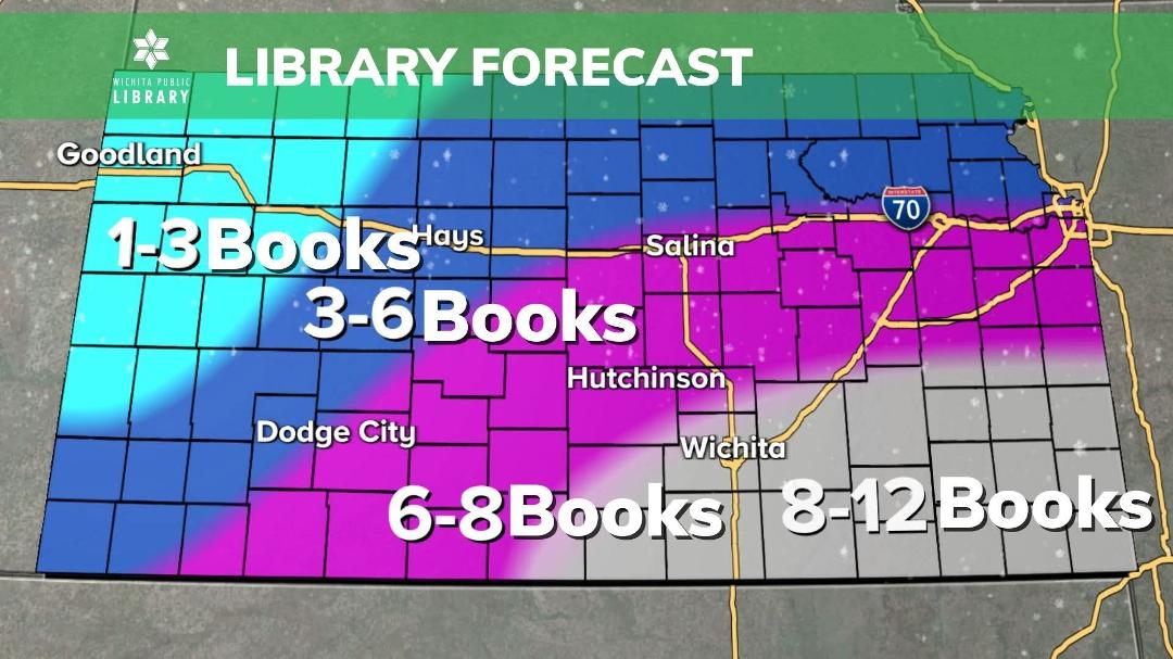 Reading forecast just released by the Wichita Public Library for January 24-26, 2026.