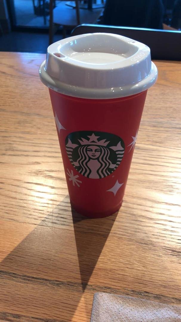 Very busy due to “Red Cup Day” today!