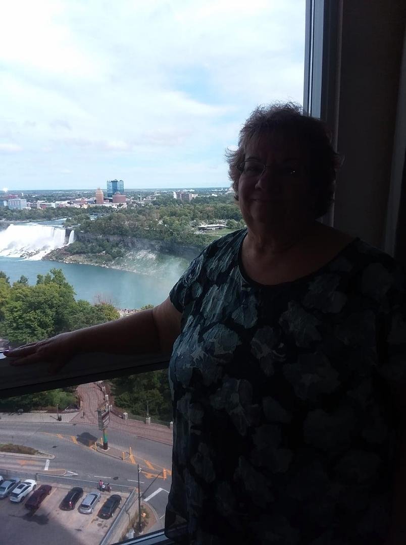 My birthday view at the falls...thanks to My Girl!