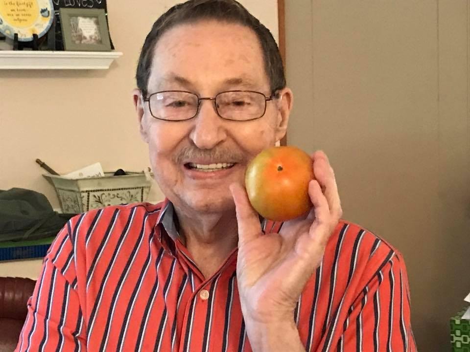 5/27 First harvest. Delicious.
My sweet Farmer.