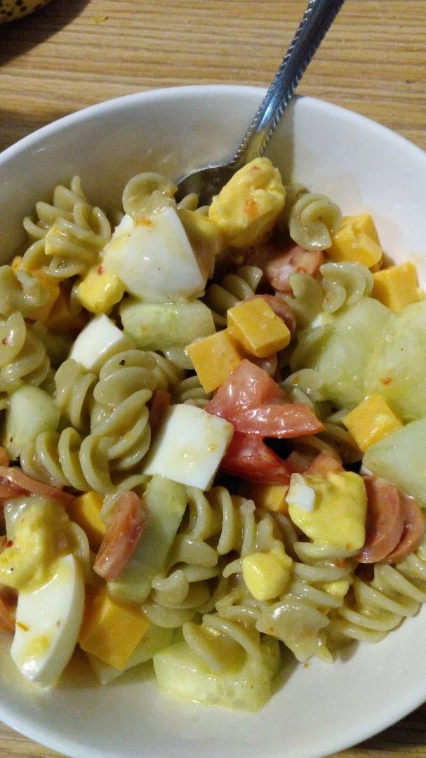 My wife is amazing! She really outdid herself tonight with this pasta salad she made. #healthyeating #healingjourney #prediabetes #bestwifeever