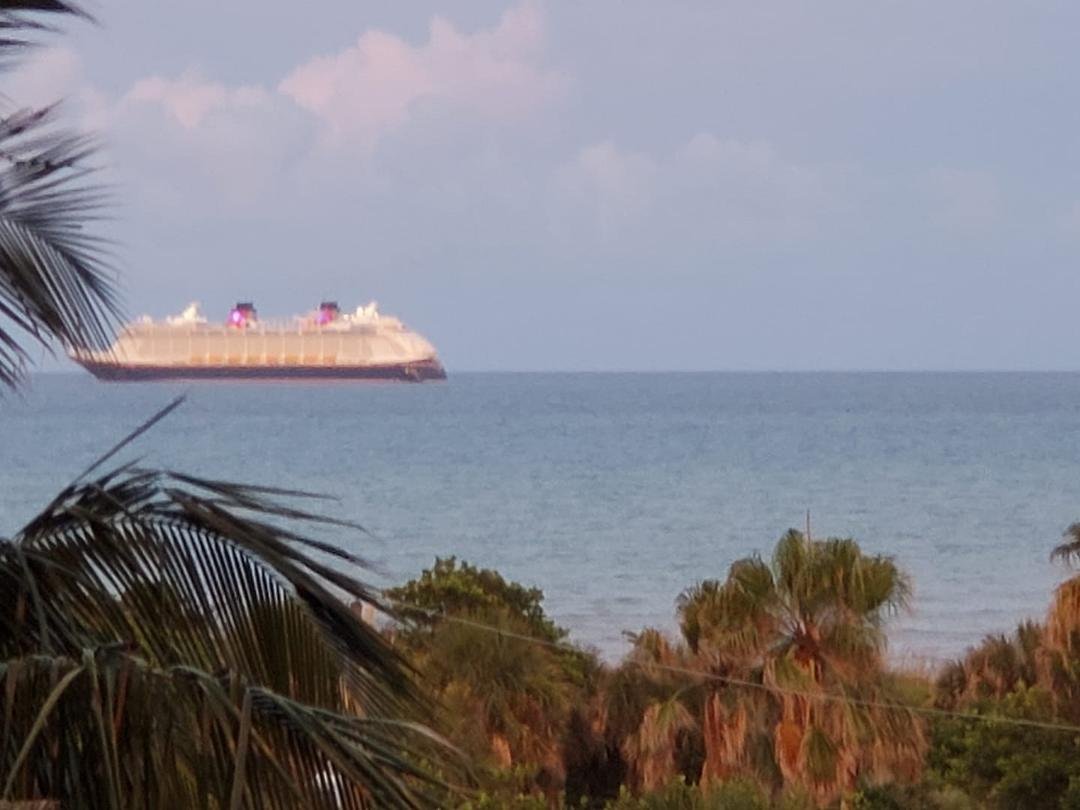 I guess they still have to move the ships....balcony view #cocoabeach