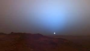 Sunset on Mars...