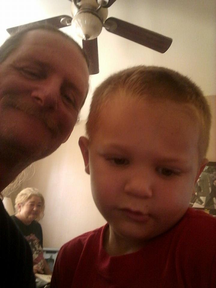 Papaw, Mamaw & Brandon goofin around🤗