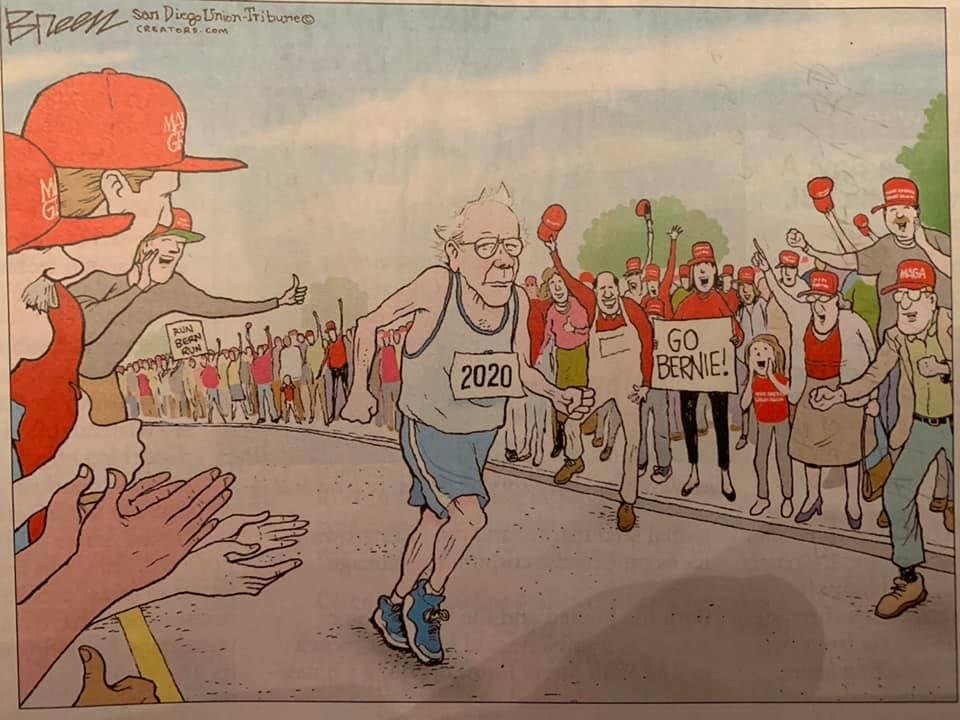Kind of says it all,
what with the news that Russia
has been “working for him”.