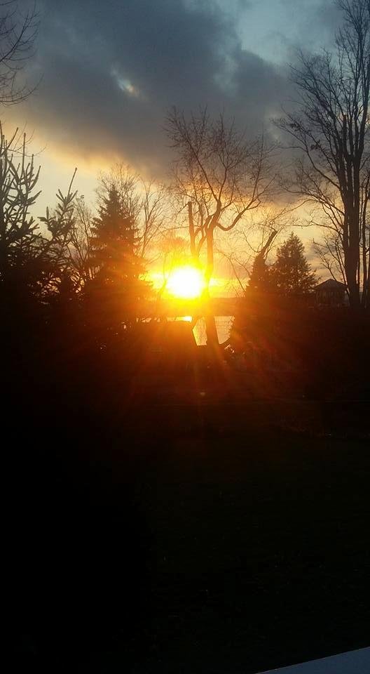 Great day for a sunset over Chautauqua lake