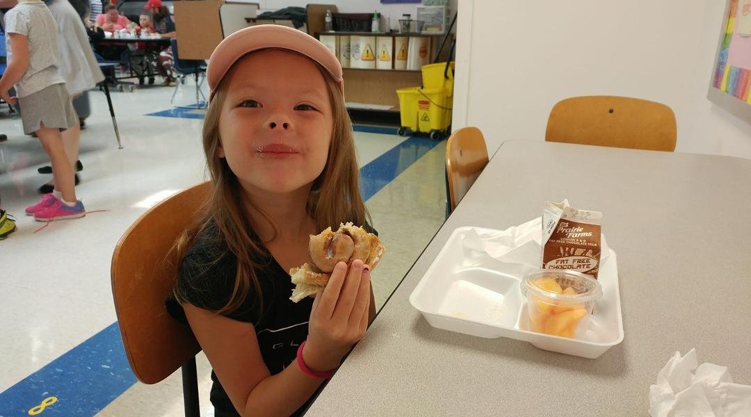 I got to spend breakfast with my sweet Brookie!