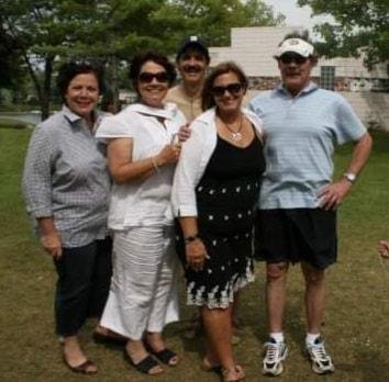 Mickey, Debbie,Me,Marsee and Steve together at the Marsac family reunion Scriptor Park Oxford,MI.