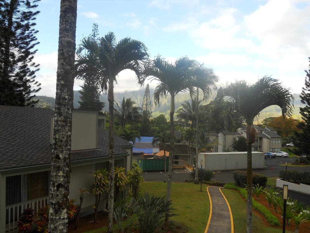 View from the Cottage in Princeville, Kauai