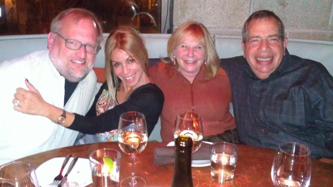 Visit from Corinne Nallet of NJ. With Barbara L. Barton and Richard E. Meer at Linger Eatuary (formerly Olinger Mortuary), Denver.