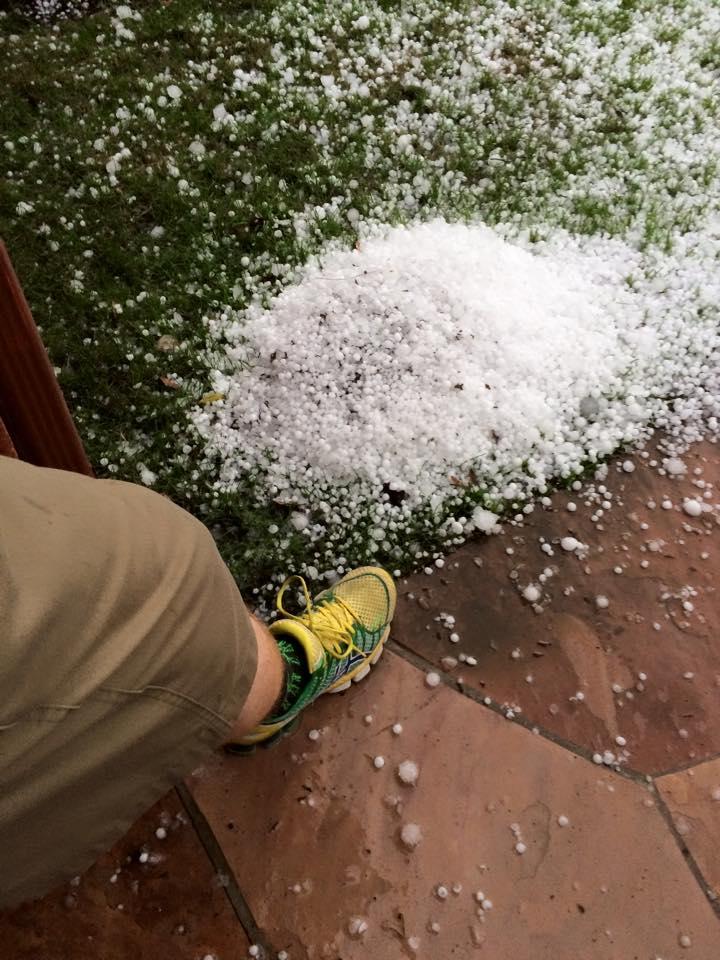 Coming down good!