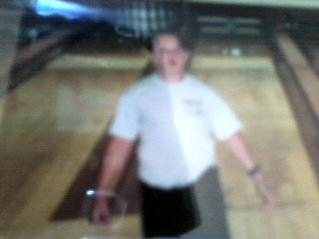 A blurry picture of Shawn when he was like 11....When he was on a bowling team in Tracy....