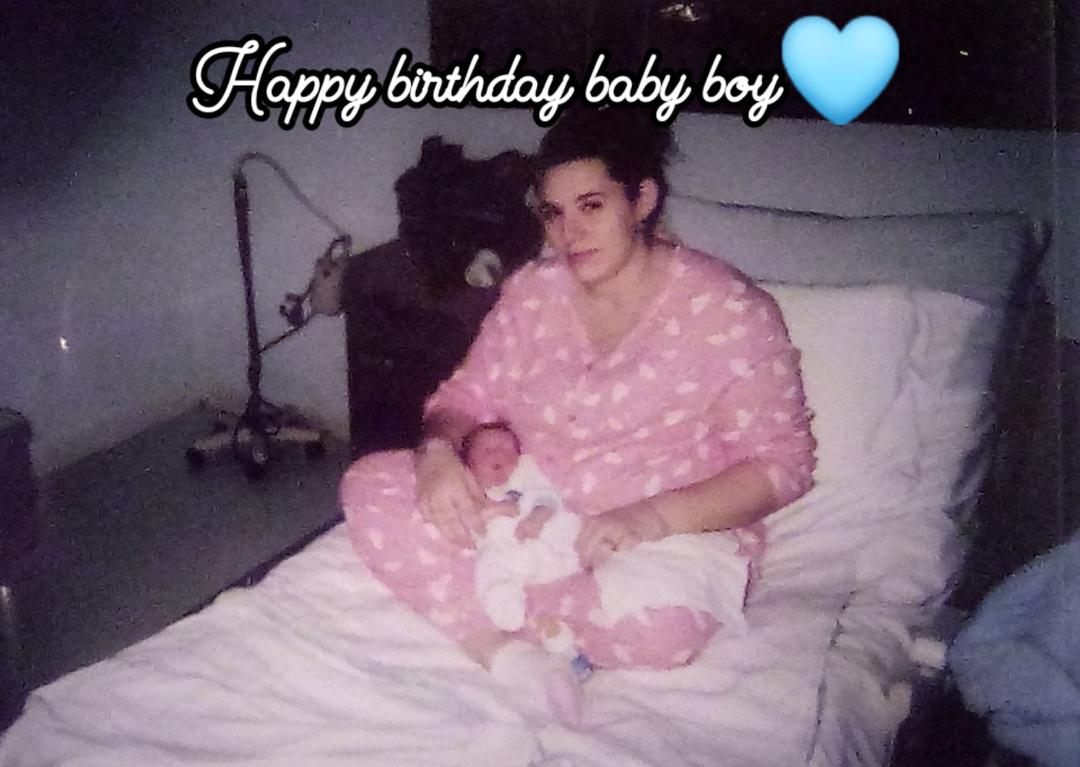 HAPPYYYYY BIRTHDAYYYYY BABYYYYY BOYYYYY. WOW, 17 today. I am super proud of the young man you've become.. You are the apple of Mommy's eye 🩵 Also wanna shout out to my father in law Ernie Schraft & wish him a HAPPY BIRTHD