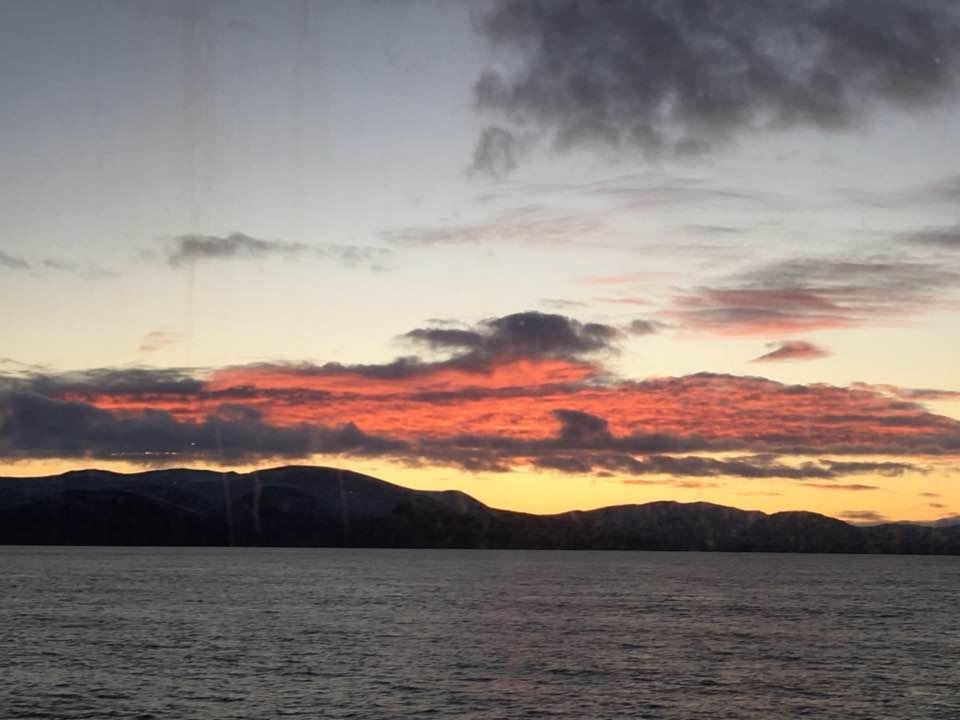Early morning - north of the Arctic Circle