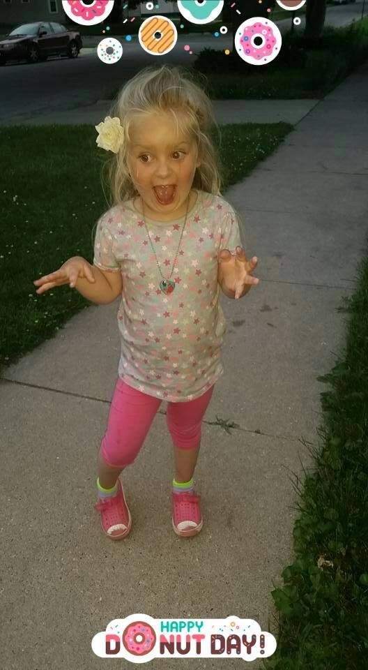 Did you enjoy a donut today? Shylee's favorite is a maple glazed raised donut! Yummy!