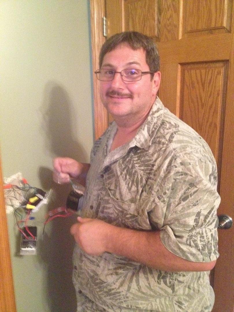My good friend Erik from Detroit helping me with projects at the house this weekend:)