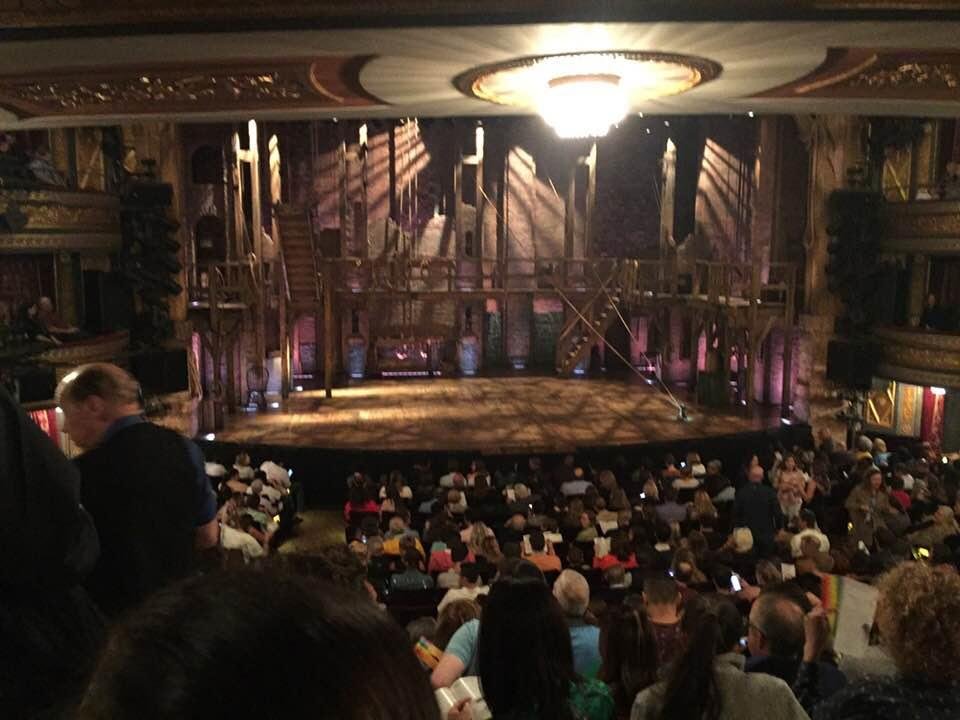On Broadway!!!! At Richard Rodgers Theatre viewing “Hamilton”